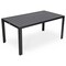 Leisuremod Chelsea Aluminum Outdoor Dining Table With 8 Chairs and Cushions, Charcoal Black CC20-T63-BL6 - alternate 3