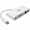Tripp Lite USB C TO DVI MULTIPORT VIDEO ADAPTER CONVERTER 1080P W/ USB-A HUB, USB-C PD CHAR U444-06N-DGU-C - alternate 1