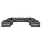 Homeroots Dark Gray Italian Leather Power Reclining U Shaped Twelve Piece Sectional With Console 634658 - alternate 1