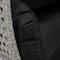 Leisuremod Mendoza Light Grey Wicker Hanging 2 person Egg Swing Chair with Black Cushions MSCLGR-53BL - alternate 8