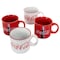Coca-Cola Classic 4 Piece Large 21 Ounce Stoneware Mug Set in Red and White 126933.01 - alternate 1