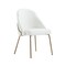 Manhattan Comfort Gracie Dining Chair in White and Gold - Set of 4 4-DC100-GWH - alternate 5