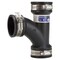 Prosource Flexible Pipe Tee, PVC, Black QT-150 - alternate 2