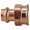 Apollo Adapter, 1/2 x 3/4 in, FPT x Press Fit, Copper, 300 psi Pressure XPRFA1234 - alternate 1