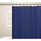 Homeroots 72" Navy Blue Vinyl Shower Curtain Liner 548974 - alternate 2