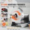 Vevor Electric Vegetable Slicer 0-0.5in Thickness Adjustable Manual Large Port SL-08 - alternate 6