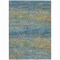 Homeroots 8' X 10' Denim Blue Striped Washable Indoor Outdoor Area Rug 608470 - alternate 4