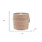 Homeroots 19" Pink Fabric Basket 704887 - alternate 4