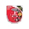 Diablo Sanding Disc, 5 in Dia, 180 Grit, Ceramic Abrasive, 5-Hole Red, 15PK DCD050180H15G - alternate 6