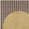 Homeroots 3' X 5' Brown And Beige Striped Washable Indoor Outdoor Area Rug 597151 - alternate 3