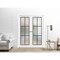 Sartodoors Sliding Double Pocket Door Frosted Tempered Glass Planum 2122 White 48x84 (2* 24x84) Solid Core PLANUM2122DP-WS-48 x 84 (2* 24x84) - alternate 2