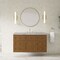 James Martin Vanities Laurent 48" Single Vanity, Honey Oak w/ 3 CM Victorian Silver Silestone Top 545-V48-HNO-3VSL - alternate 3