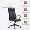 Leisuremod Aiaria Ergonomic High Back Office Chair - PU Leather/Polyester, Adjustable, Swivel, Comfortable AO50BLL - alternate 4