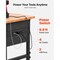 Vevor 48" Mobile Workbench with Adjustable Height, Power Outlet & Pegboard FGM4824V - alternate 3