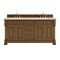 James Martin Vanities Brookfield 72 in. Double Vanity, Honey Oak w/ 3 CM Victorian Silver Silestone Top 547-V72-HNO-3VSL - alternate 1