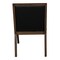 Regency Regent WallGuard Guest & Reception Waiting Room Wood Side Chair - Neo Walnut / Black Vinyl 9875NWBK - alternate 5