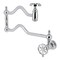 Kingston Brass Wall Mount Pot Filler Faucet, Polished Chrome KS2101RX - alternate 1