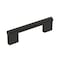 Amerock Versa 3-3/4 in 96 mm Center-to-Center Matte Black Cabinet Pull BP36912FB - alternate 1