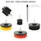 Neiko Drill Brush Attachment Set, 15 Pcs for Car Detailing Supplies, Brush Drill Kit 00322A - alternate 4
