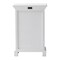 Homeroots 24" White Solid Wood Two Drawer Nightstand 397615 - alternate 3