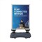 M&T Displays 30x40 Inch Poster Sign Holder Aluminum WindPro Lite Silver Sidewalk Sign, Weather & Wind Resistant USWPL10N34x2000 - alternate 2
