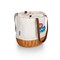 Picnic Time Family Of Brands NCAA Kansas Jayhawks Coronado Canvas and Willow Basket Tote - Picnic Bag 203-00-187-244-0 - alternate 2