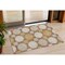 Homeroots 3' X 5' Brown Beige And Ivory Geometric Washable Indoor Outdoor Area Rug 593618 - alternate 1