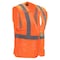 Reflective Apparel ANSI Type R Class 2 Value Breakaway Mesh Vest with Drop Shoulders 582ET-OR-5X - alternate 2