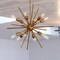 Vaxcel Estelle 12-Light 27.5 in W Brass Gold Mid-Century Modern Sputnik Pendant Ceiling Fixture P0228R - alternate 5
