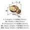 Amerock Vaile 1-3/8 inch (35mm) Length Champagne Bronze Cabinet Knob, 25PK 25VMP53014CZ - alternate 2