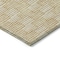 Homeroots 5' X 8' Gold And Beige Geometric Washable Indoor Outdoor Area Rug 594996 - alternate 5