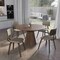 Leisuremod Clivo Leather Dining Chair with Walnut Poplar Wood Frame, 2PK CDDW-18TP2 - alternate 4
