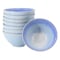 Meritage Windsor 8 Piece 6 Inch Round Stoneware Footed Bowl Set in Sea Blue 129292.01 - alternate 1