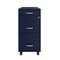 Space Solutions 14.25 in W 3 Drawer Mobile Vertical File Cabinet, Navy 24420 - alternate 2