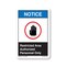 Signmission OSHA Notice Sign, 10" H, 14" W, Rigid Plastic, Restricted Area Authorized Personnel Only, Landscape OS-CL-P-1014-L-19974 - alternate 1