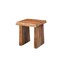 Homeroots 23" Brown Solid Wood Square Live Edge End Table 565308 - alternate 3