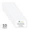C-Line Products 2" x 3-1/2" Self-Adhesive Business Card Holders, 10/PK, 5PK/BX, 10BX/CT 70257-BX - alternate 6