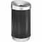Safco Trash Can, Round, 38 gal., Black 9799BL - alternate 1