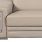 Homeroots 89" Beige Italian Leather Solid Wood Sofa 720451 - alternate 4