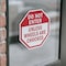 Signmission Do Not Enter Unless Wheels Are Choc, 6 inch X 6 inch, Vinyl Decal, 2PK OC-D-2PACK-6-39 - alternate 2