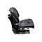 Uni Pro 356 Utility Mechanical Suspension Seat | Black Vinyl 8822 - alternate 4