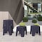 Lagoon Mallorca Stackable Rattan Top Side Table/Ottoman, 2PK 7033K3-ASLGS - alternate 4