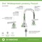 Symmons Dia Widespread Two-Handle Bathroom Faucet with Push Pop Drain Assembly (1.0 GPM) SLW3512PP - alternate 2