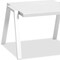 Homeroots 16" White Aluminum End Table 372272 - alternate 2