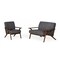 Homeroots 44in Gray And Brown Loveseat 480886 - alternate 3