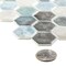 Andova Tiles ANDOVA TILES Trillions 0.01" x 0.01" Glass Honeycomb Tile ANDTRI570 - alternate 2