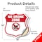 Signmission No Drone Shield Sign No Drone Zone From, 18 inch X 18 inch, Vinyl Decal, 2PK SHI-D-2PACK-18-392 - alternate 3