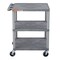 Luxor Utility Cart with 3 Shelves, 24" x 18" HE34-G - alternate 5