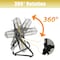 Edendirect 20 in. 3 Speed 5300 CFM High Velocity Heavy-Duty Drum Fan in Black with Copper Wire, Handle ZR-FAN-C20 - alternate 4
