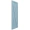 Ekena Millwork True Fit PVC Single X-Board Farmhouse Fixed Mount Shutters, Peaceful Blue, 15W x 28H, PR TFP001FH15X028SB - alternate 6